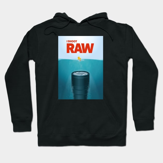 I Shoot Raw Hoodie by minimaldesign